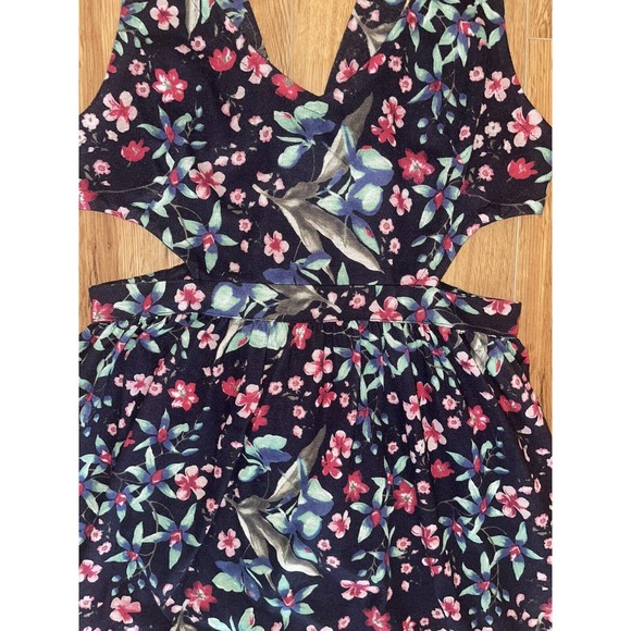 Zara Trafaluc Collection TRF Mini Dress Floral Cutouts Size M - Picture 2 of 5